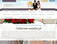 Tablet Screenshot of cukiernie-weselne.pl